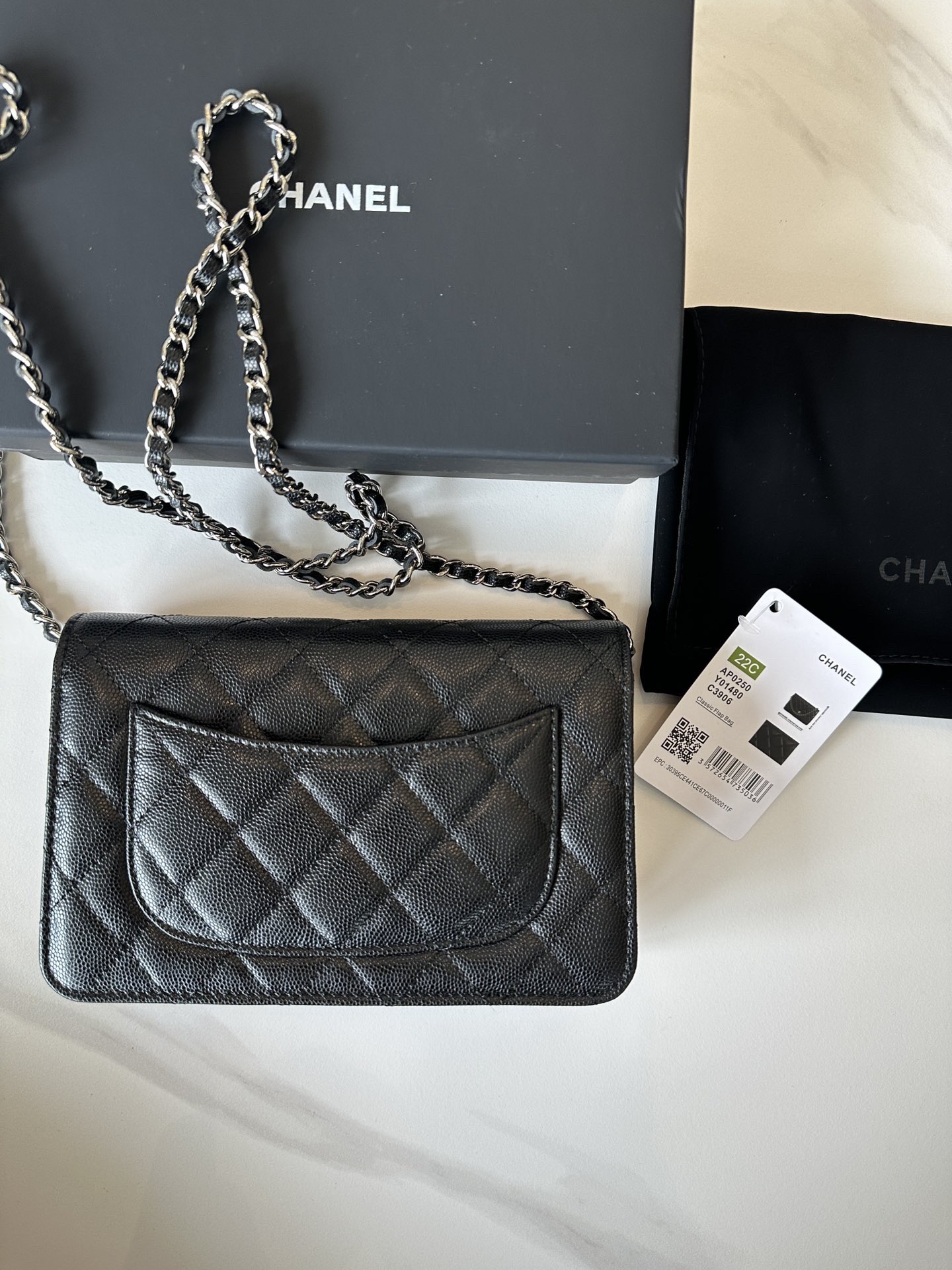 Chanel ball grain leather 0250