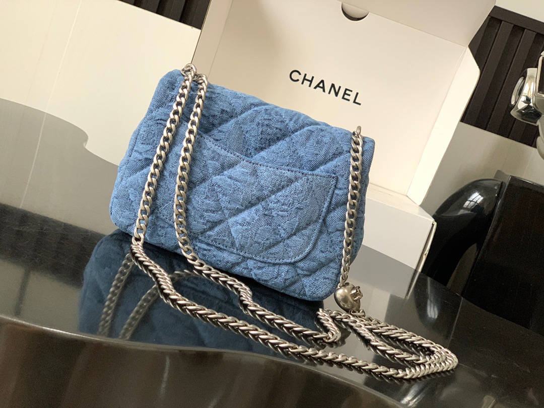 chanel23p Camellia Denim 3829