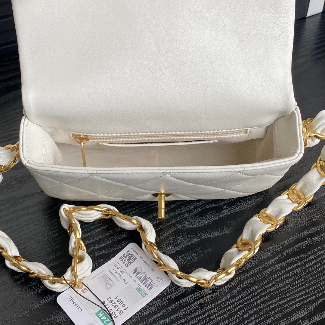 Chanel Double C Thick Chain Underarm Bag AS5174