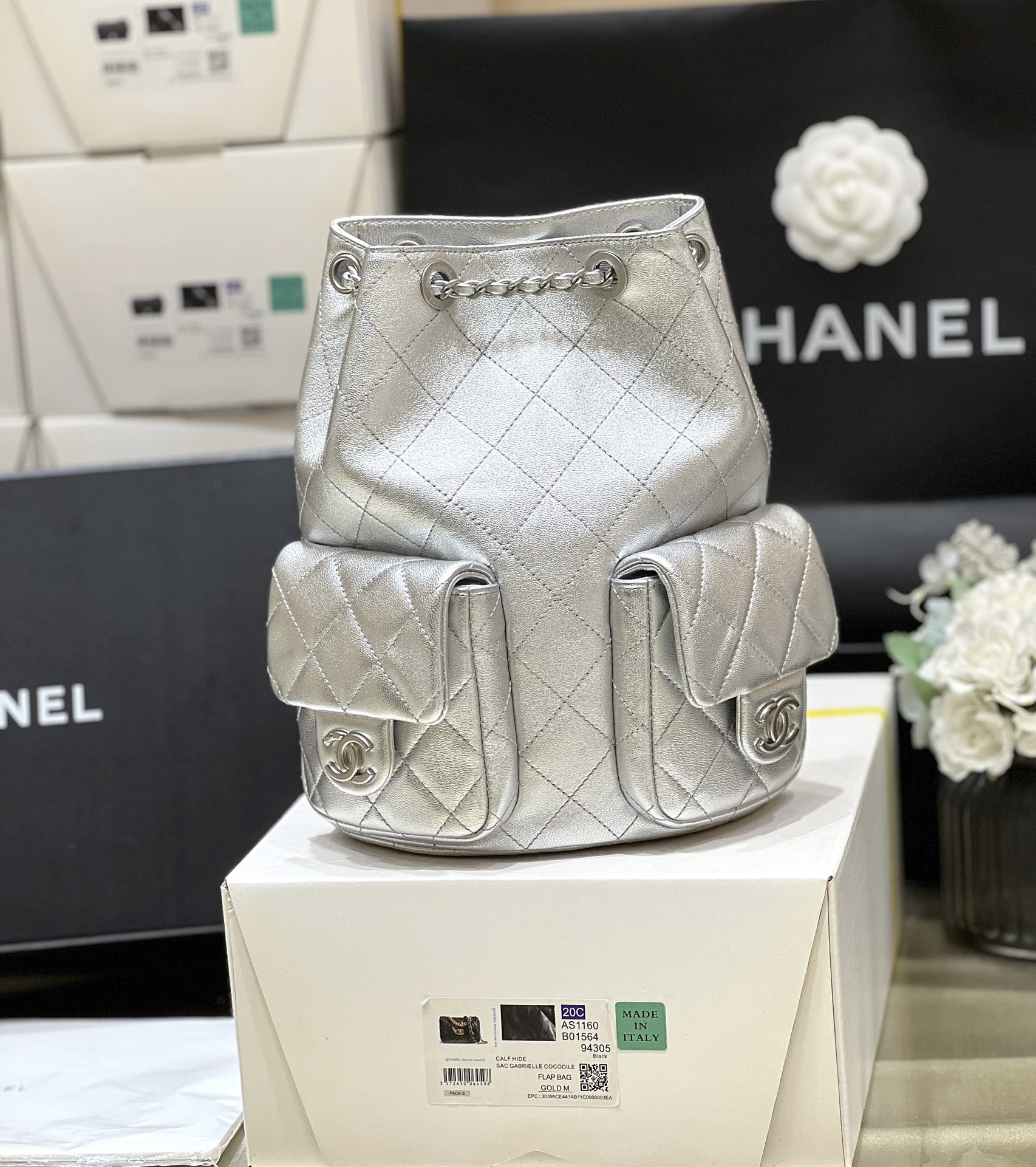 Chane backpack Silver AS5310