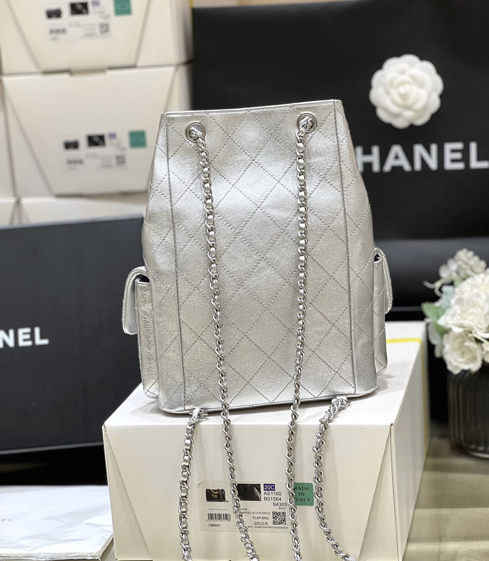 Chane backpack Silver AS5310