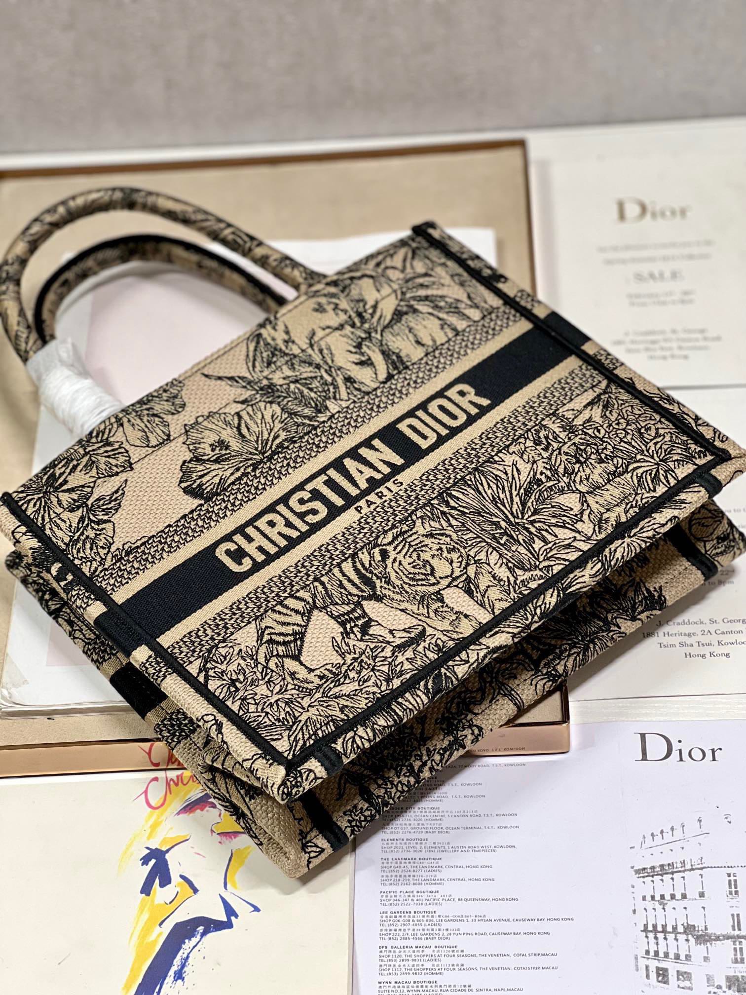 Dior Mini book tote D0154