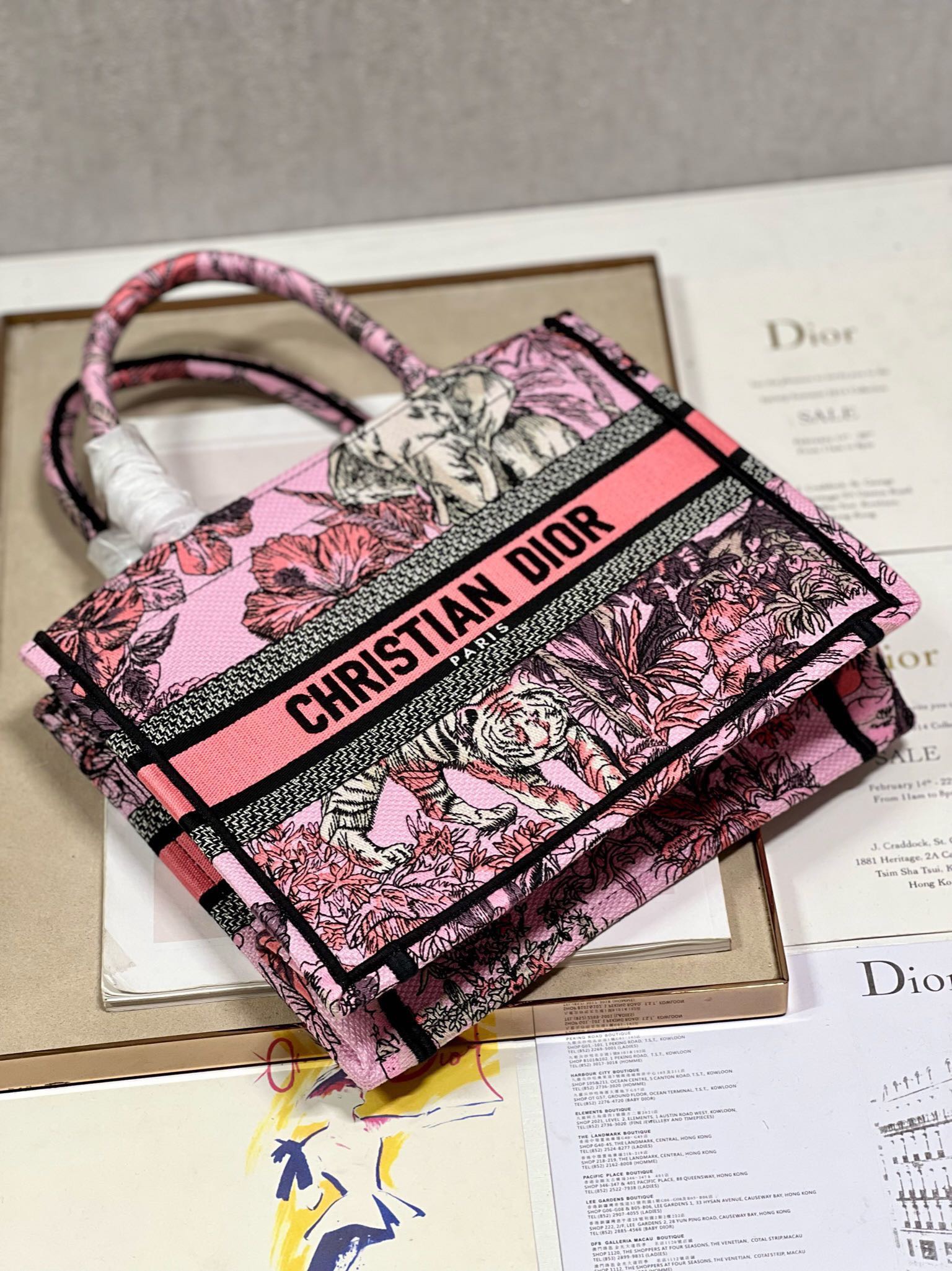 Dior Mini book tote D0155