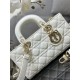 Lady Dior medium checkered lambskin handbag D0159