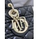 Lady Dior medium checkered lambskin handbag D0160