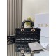 Lady Dior Handbag "Black Lambskin" D0165