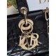 Lady Dior Handbag "Black Lambskin" D0165