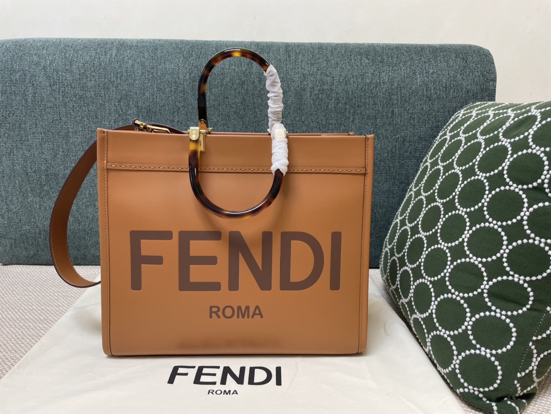 Fendi Tote Sunshine leather tote F0017