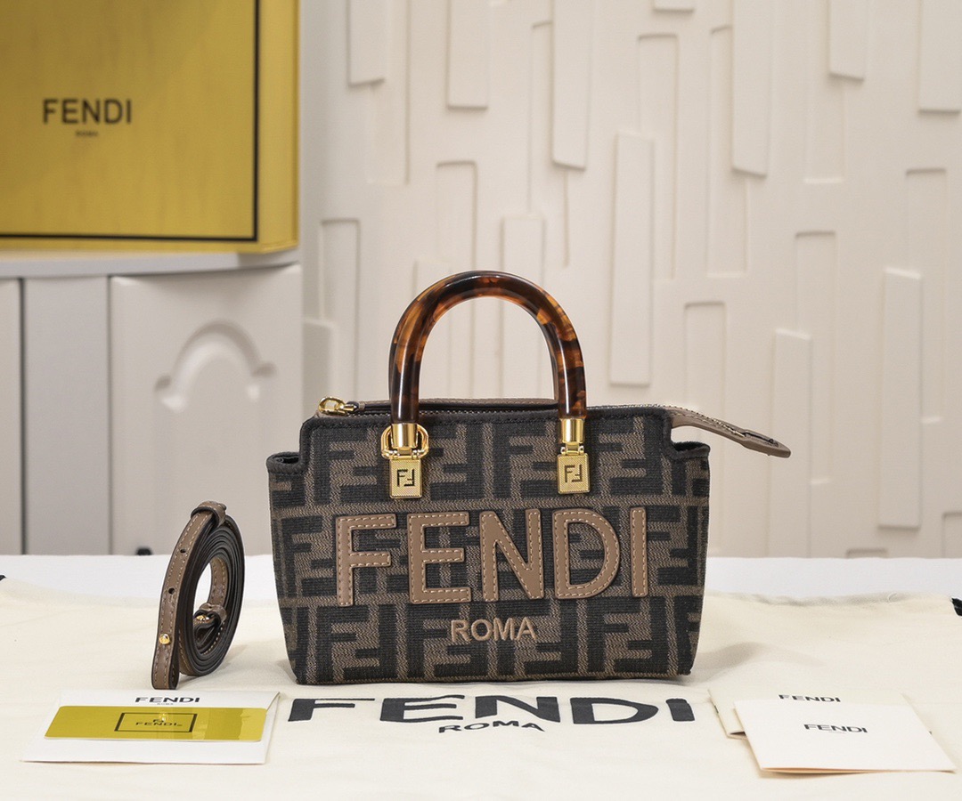 Fendi by the way Boston Tote Bag  F0021