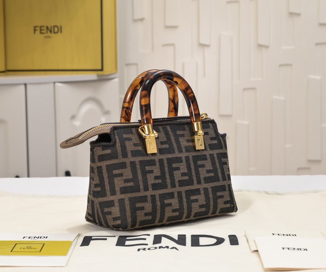 Fendi by the way Boston Tote Bag  F0021