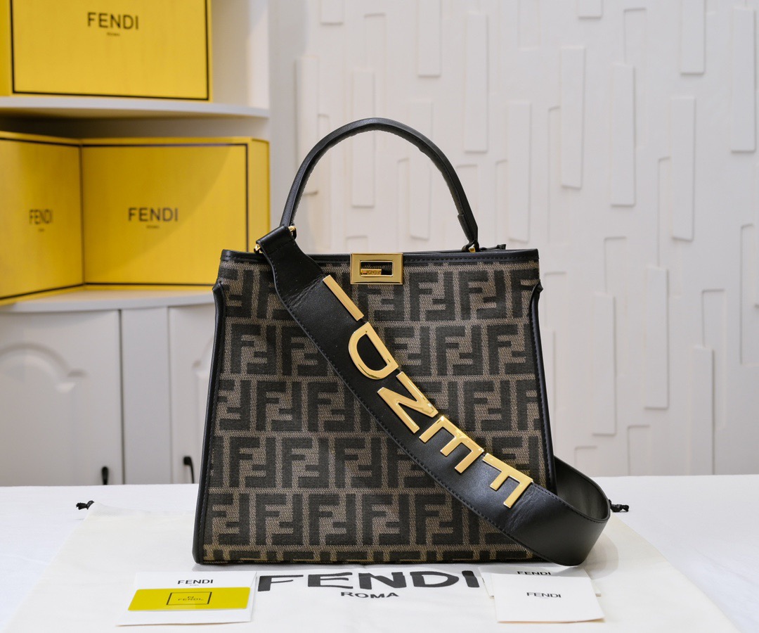 Fendi Peekaboo x-lite series of handbags F0040