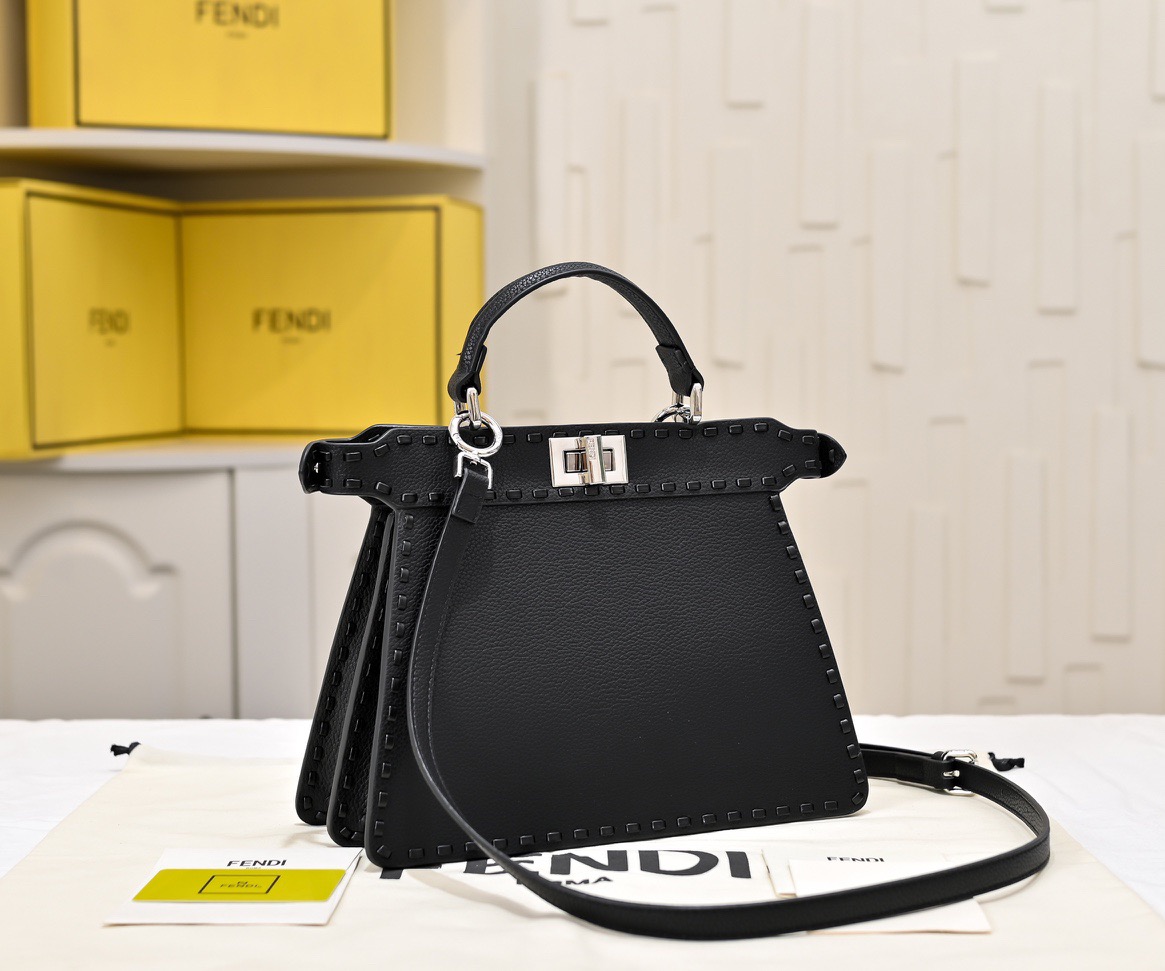 Fendi peekalboo macaron hand-sewn kitten bag F0041