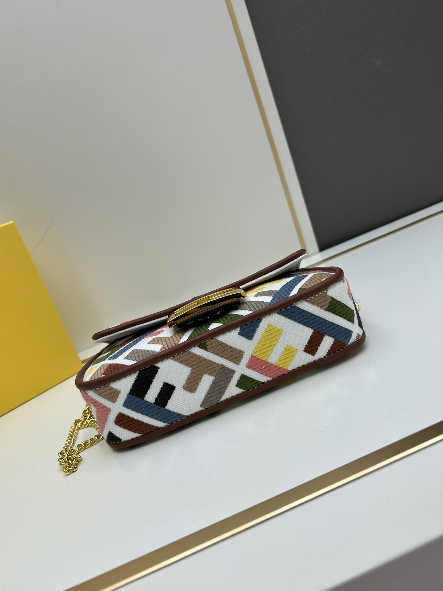 Fendi colorful embroidered baguette capsule series F0050