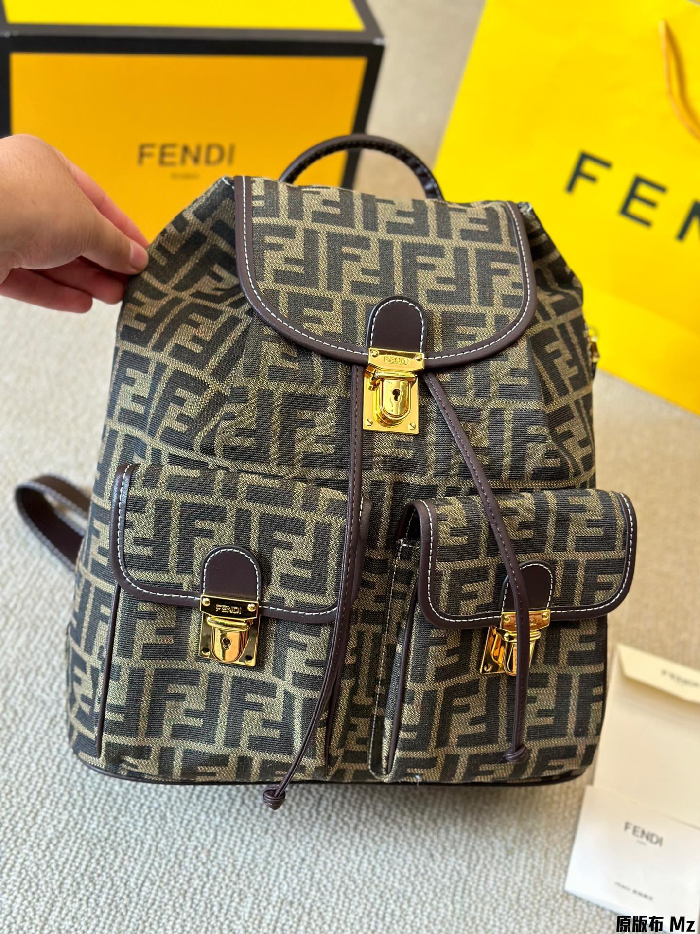 Fendi monogram backpack F0053