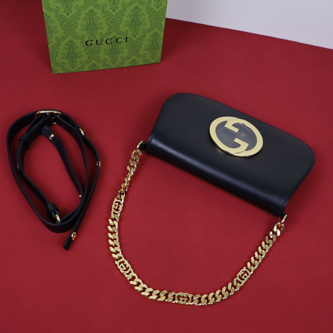 Gucci round interlocking medium shoulder bag