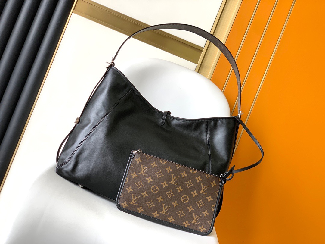 Louis Vuitton's carryall dark MM handbag M25143