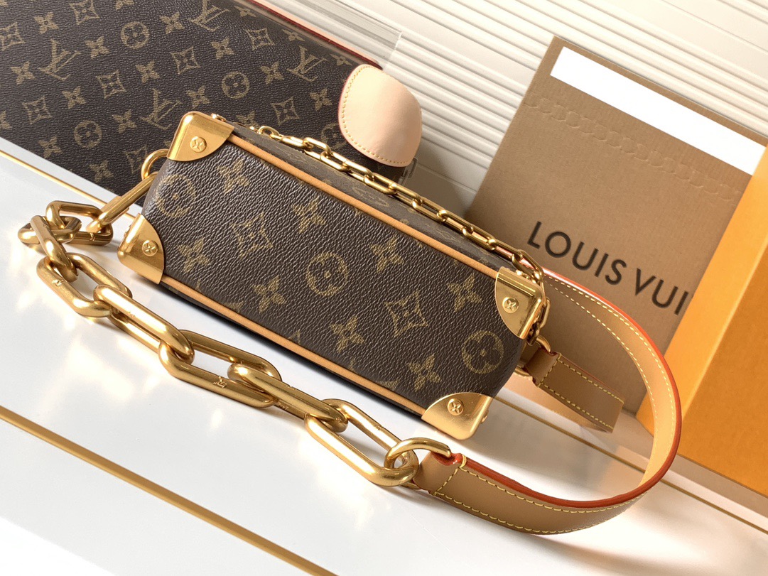 Louis Vuitton mini soft trunk chain bag M68906