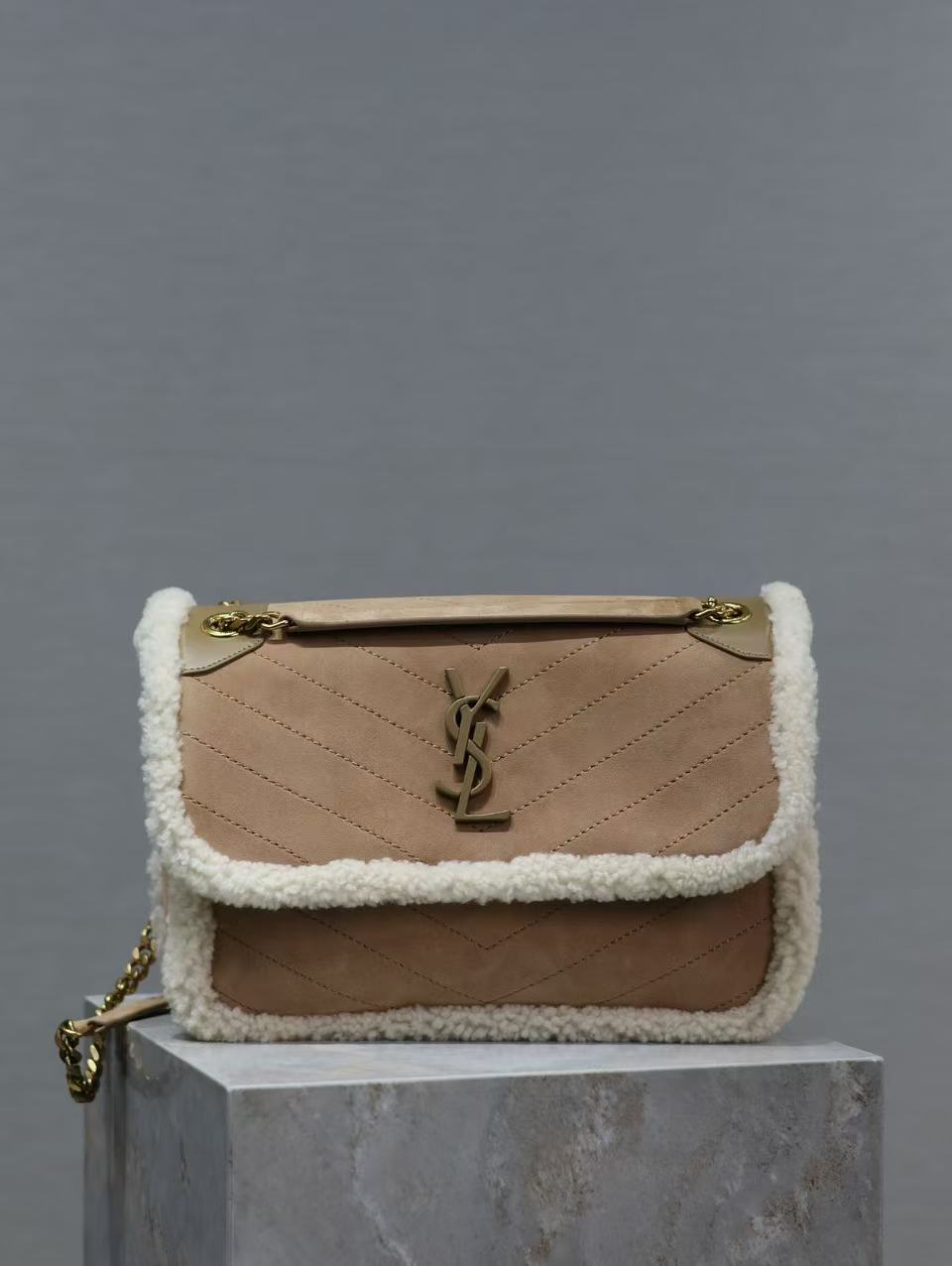 YSL NIKI lambskin suede 498894633158