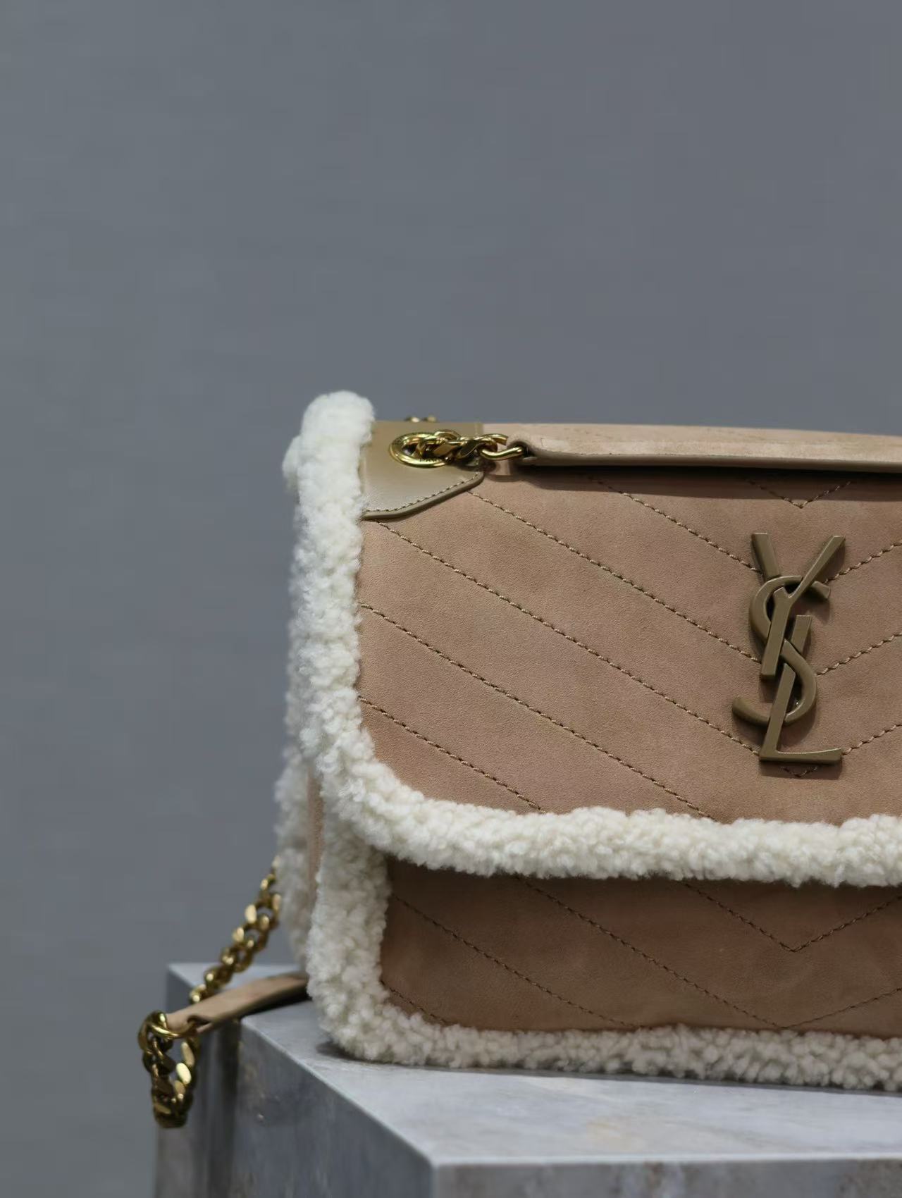 YSL NIKI lambskin suede 498894633158